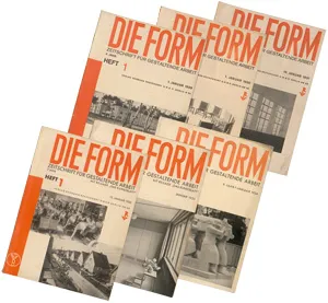 Form, Die a Lissitzky, El – Zeitschrift für gestaltende Arbeit