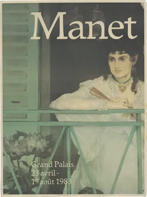 Manet, Edouard – Manet 1832-1883. Grand Palais, 23 avril–1 août 1983. Affiche d'exposition.