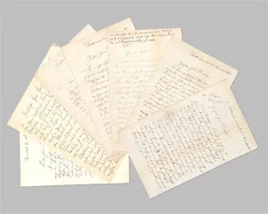 Baudissin, Ulrich Graf von – 6 listów, w tym 5 do wydawcy Carla Rümplera w Hanowerze. 1863-1872