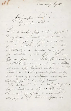 Baumann, Alexander – List do przyjaciela. 1855
