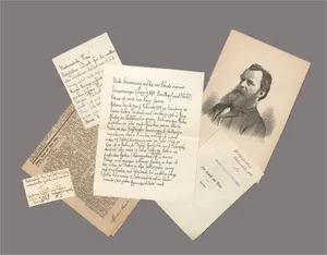 Dahn, Felix – List i różne załączniki. 1881