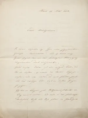 Gilm zu Rosenegg, Herman von – Brief an einen Lyriker. 1854