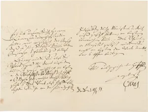Carus, Carl Gustav – List do profesora. Drezno 1854