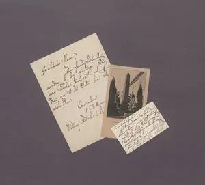 Meyer, Conrad Ferdinand – 2 autographs. 1891