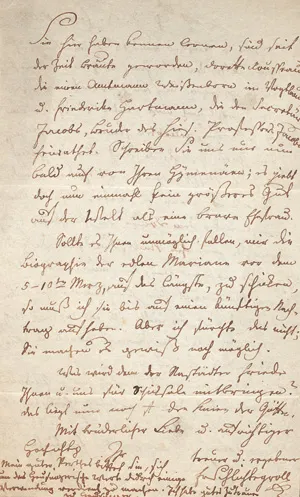 Schlichtegroll, Friedrich von – Brief an einen "geliebten Freund". Gotha 1798