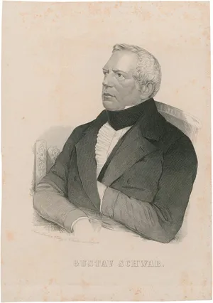 Schwab, Gustav – Gedichtmanuskript und Brief. 1821-1823