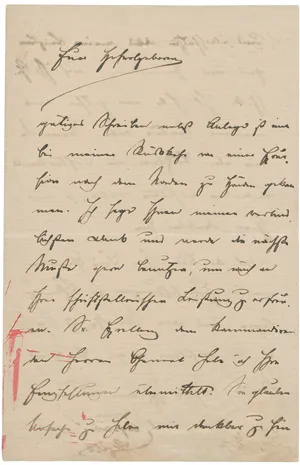 Caprivi, Leo hrabia von – List do pisarza. 1871