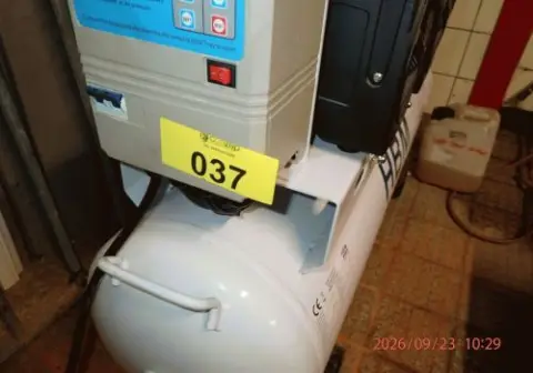 1 Werkstattkompressor HBM, geräuscharm, 3000 Watt, Typ H130412, BJ 2023