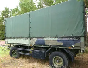 Rimorchio a due assi 7 t pianale