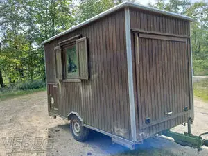 Tek akslı şantiye/ormancılık koruma römorku Martens 350 S
