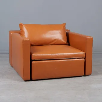 MOROSO, nojatuoli / lounge chair, nahka, 2000-luku, Italia.