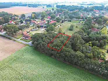 Waldgrundstück 1.498 m² Forst BRW 60 Cent – Böhme
