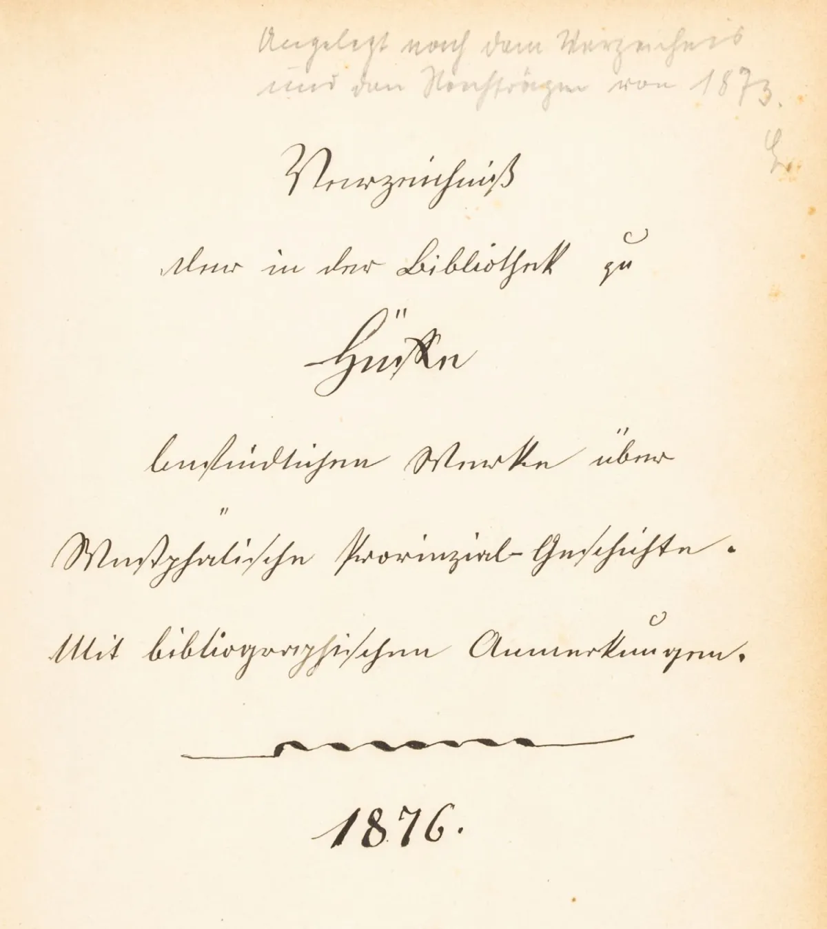 Westfalia – Catalogo delle opere sulla storia provinciale della Westfalia conservate nella biblioteca di Hüffe. Con note bibliografiche...