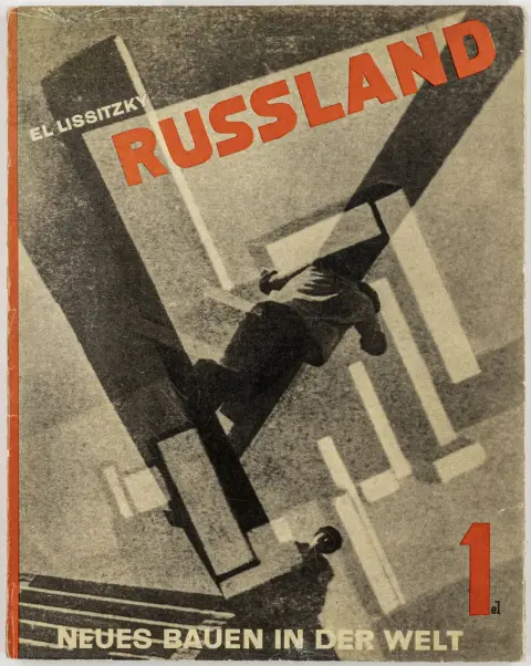 Architektur – Lissitzky, El. Russland. Die Rekonstruktion der Architektur in der Sowjetunion. Herausgegeben (und mit einer Einleitung…