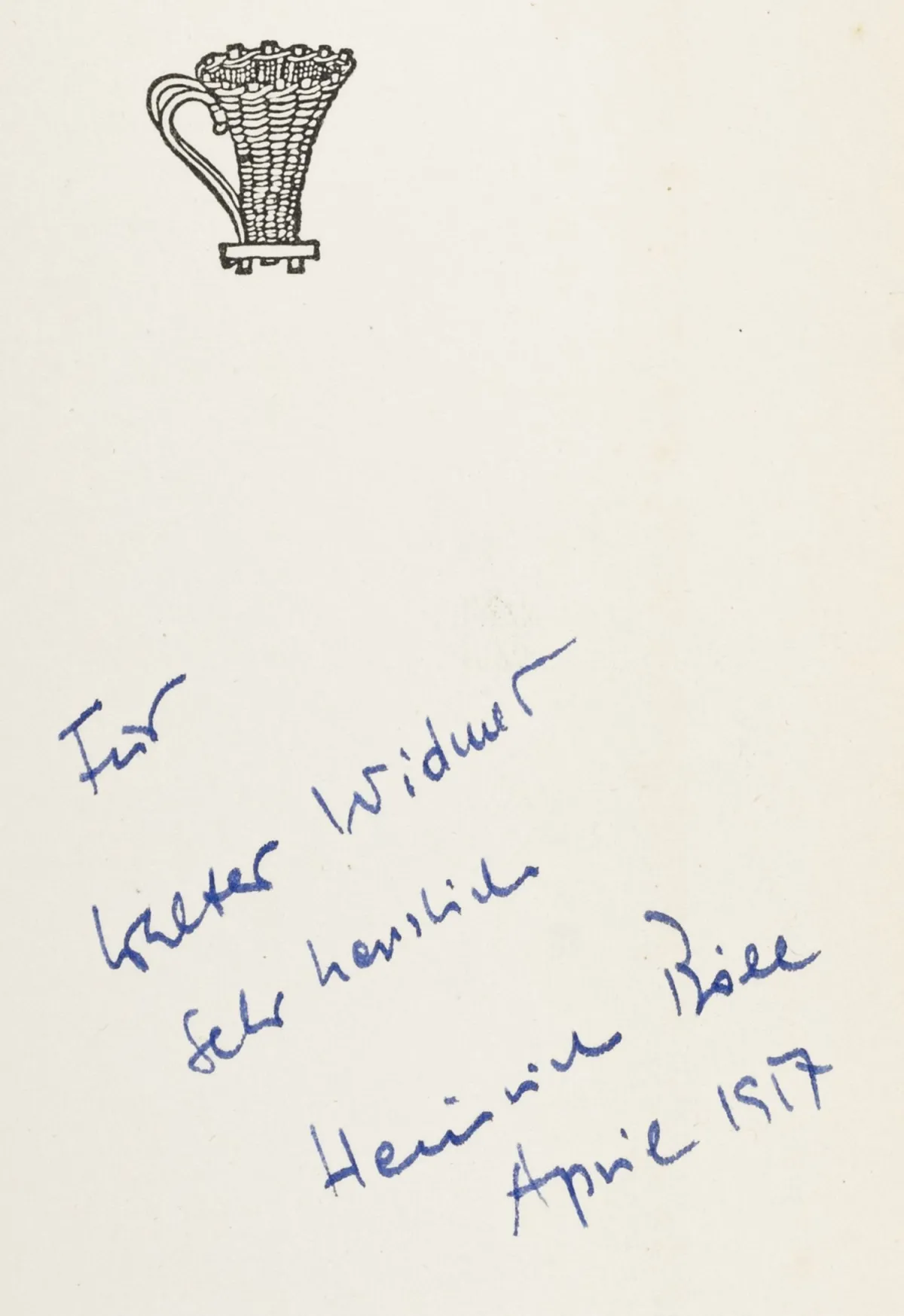 Böll, Heinrich – Jurnal irlandez. Köln & Berlin, Kiepenheuer & Witsch, 1957. 155 p. 19 x 11 cm. Legătură originală din pânză cu…