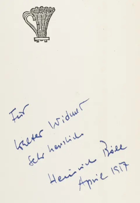 Böll, Heinrich – Irisches Tagebuch. Köln & Berlin, Kiepenheuer & Witsch, 1957. 155 S. 19 x 11 cm. Original-Leinenband mit…