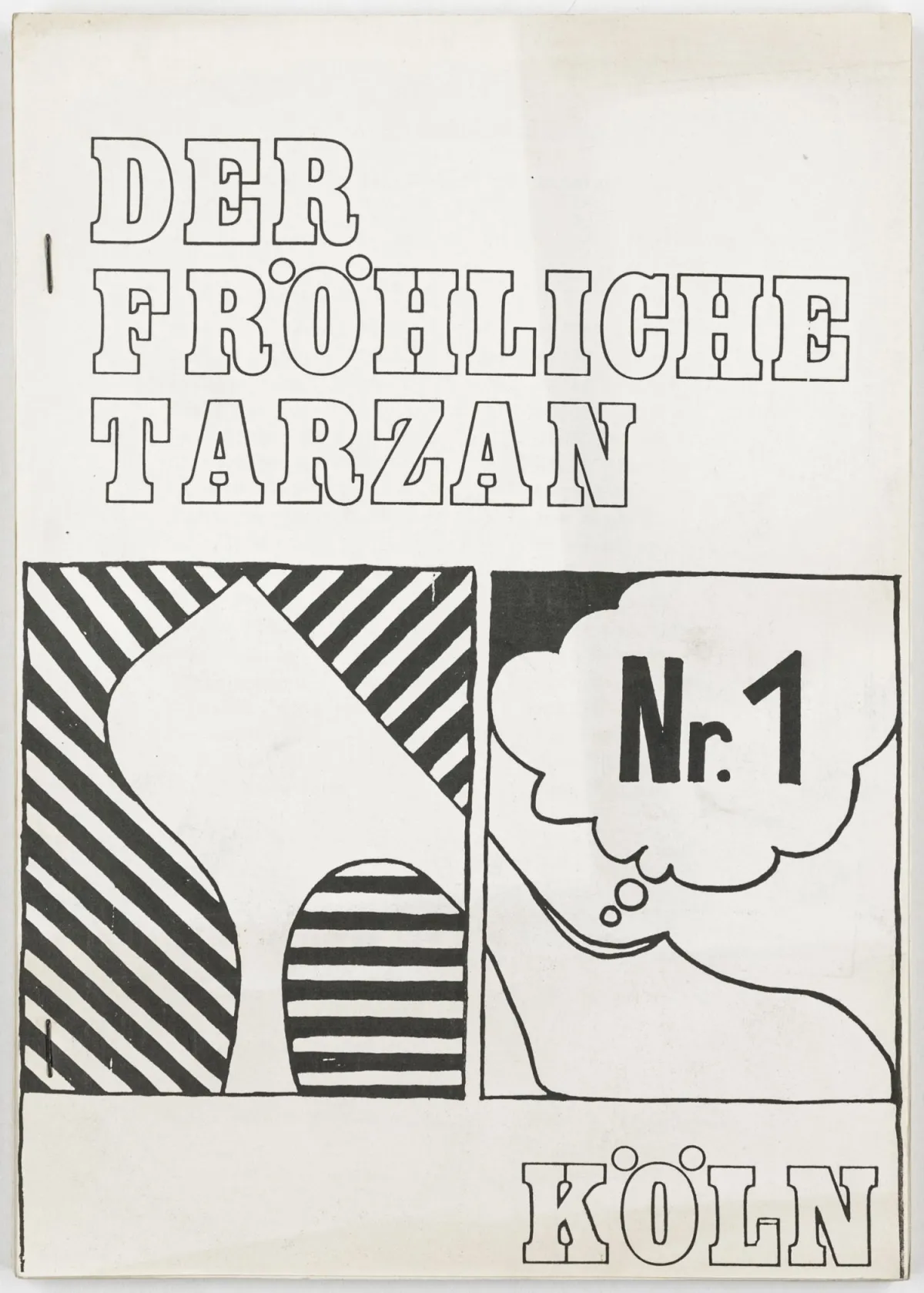 Brinkmann, Rolf Dieter – Der fröhliche Tarzan. Caietele nr. 1, 3, 7 (din 9). O nouă revistă de poezie din Köln. Ed. Rolf-Eckart…