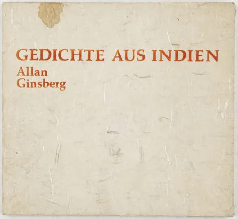 Ginsberg, Allen – Gedichte aus Indien. Reisenotizen. Mit 9 Original-Radierungen von Ulf Mewes. Hildesheim, Fachschule, 1973. 22 Bl. (nach…