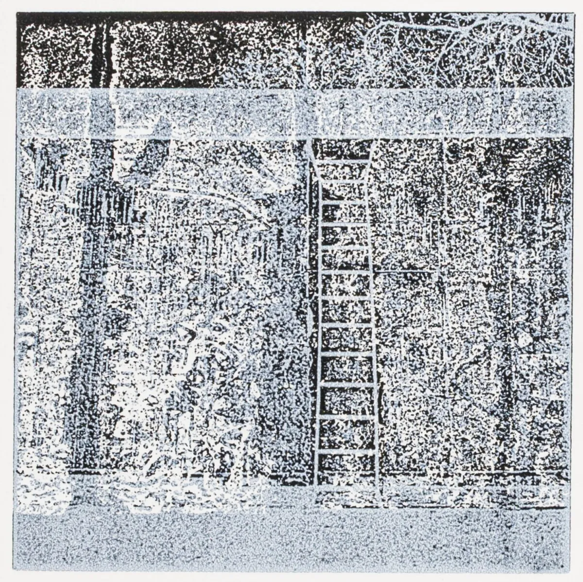 Götze, Ekkeland – Berlinski zid. Pojas smrti. Knjiga-objekt s 29 originalnih terragrafija i sitotiska. München, vlastito izdanje, 1992.…