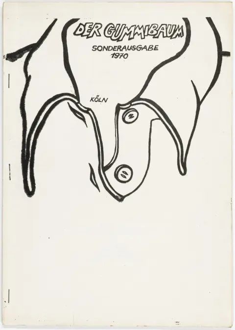 Der Gummibaum – Hauszeitschrift für neue Dichtung. Sonderausgabe 1970. Herausgegeben von Henning John von Freyend. Mit Illustrationen von…