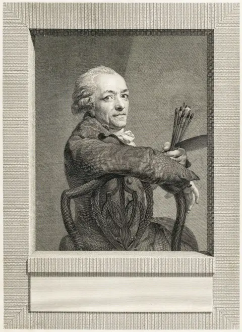 Sammlung von sechs Kupferstichen bzw. Radierungen von D. Berger, J. Chr. Erhard, M. Klinger und J. G. Müller aus der Sammlung Walter Bauer…