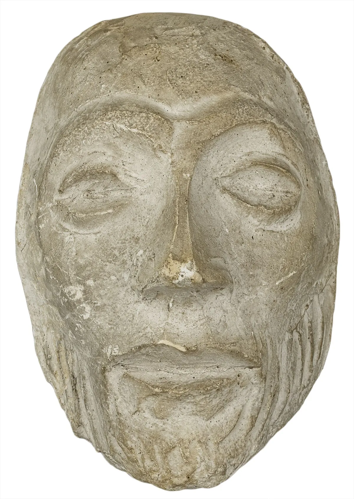 Барлах, Ернст – Христова маска V. Гіпсовий відлив. 1931. Розміри: 15,2 x 11 x 6 см. Пор. Laur II 0482, незареєстрований відлив.