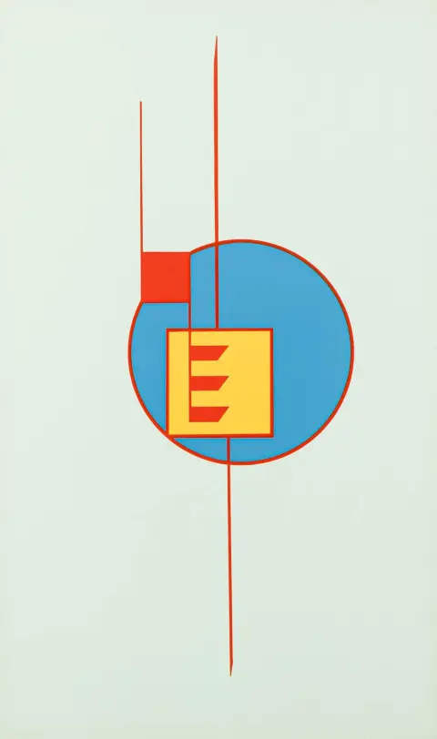 Buchholz, Erich – siebdruck s II a b c d e f. 6 Farbserigraphien auf lindgrünem bzw. rotem Velin. Verso je signiert und nummeriert.…