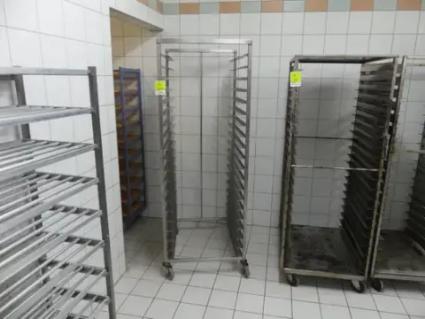 Cărucior congelator din oțel inoxidabil