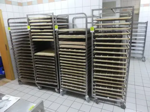 Cărucior congelator din oțel inoxidabil