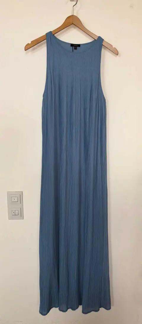 1 vestido original Massimo Dutti, azul, talla XS, nuevo