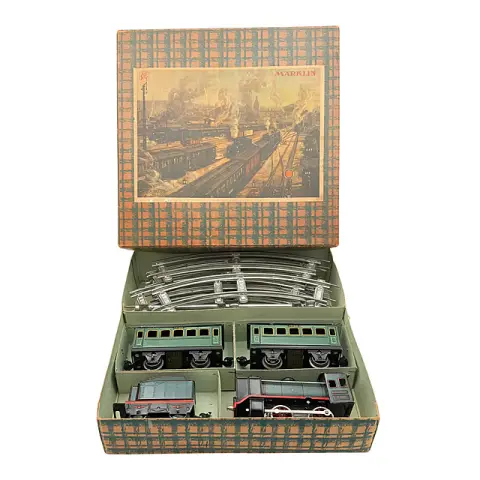 Märklin Zugpackung R 880/19/2, Spur 0, Uhrwerk, in OVP, 1930er Jahre