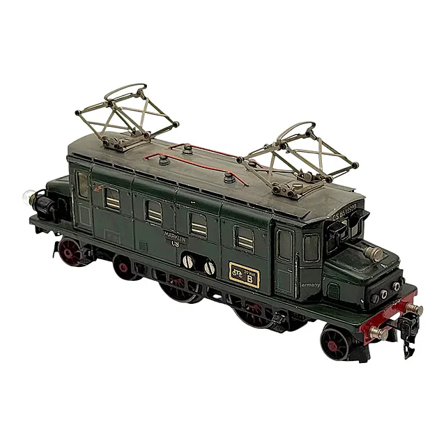 Locomotora eléctrica Märklin CS 66/12920 escala 0 en verde, años 1930 a 1950