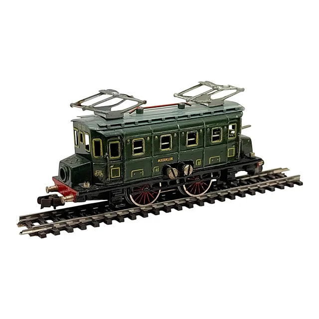 Märklin escala H0 locomotora eléctrica RS 700 verde, versión de hojalata, serie 700