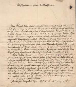 Dietrichstein, Moriz kníže – Dopis do Drážďan o výměně autografů. 1832