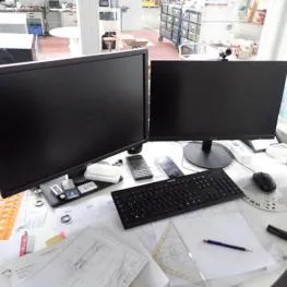 2 24" monitors brand: Terra / Dell