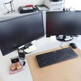 2 24" monitors, brand: Terra