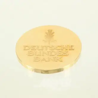 Gouden medaille voor 25 jaar dienst bij Deutsche Bundesbank