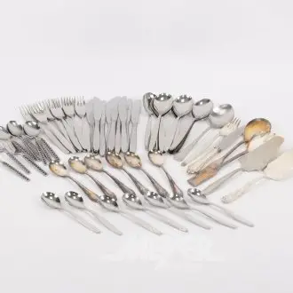 Partia sztućców platerowanych