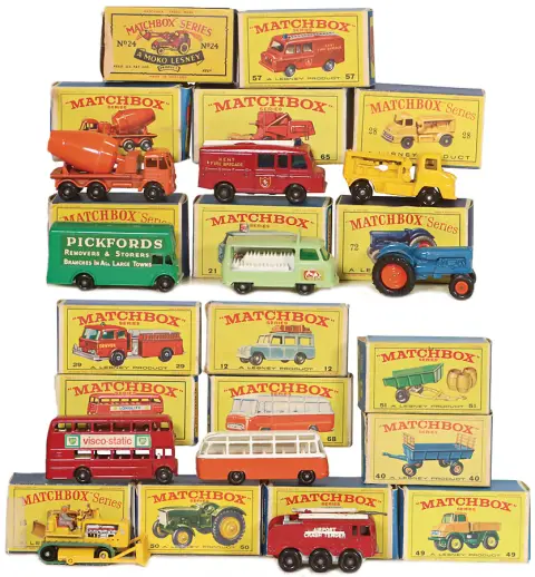 MATCHBOX – Lot camions et véhicules utilitaires