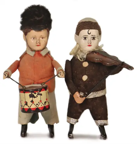 SCHUCO – Figurine dansante, 2 pièces