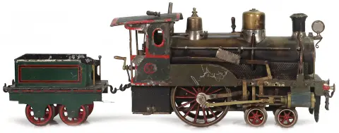 BING – Locomotive tender à vapeur vive