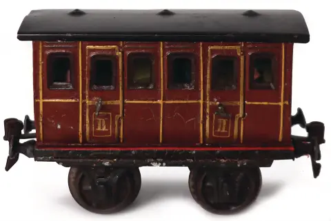MÄRKLIN – très ancien, voiture voyageurs à 2 essieux