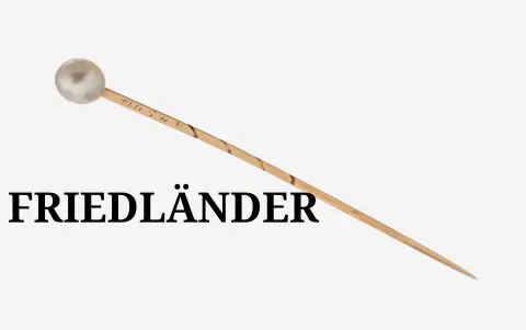 14 kt gouden parelspeld, GG 585/000 gekeurd, eenvoudig, afwerking met cultuurparel, D