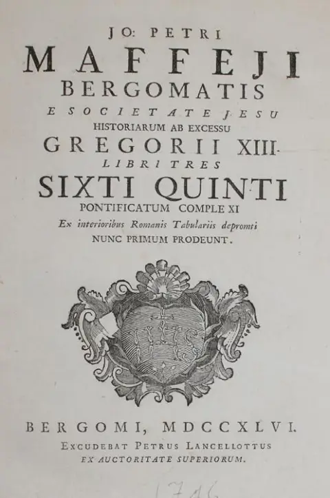Maffei,G.P. – Historiarum ab excessu Gregorii XIII