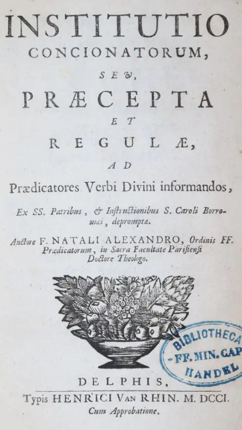 Noel,A. – Institutio concionatorum, seu, praecepta et regulae, ad praedicatores verbi divini informandos