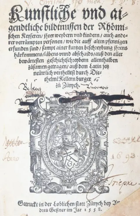 Keller,D. en (Strada,J.). – Kunstzinnige en authentieke portretten van Romeinse keizers, hun vrouwen en kinderen, en andere beroemde personen