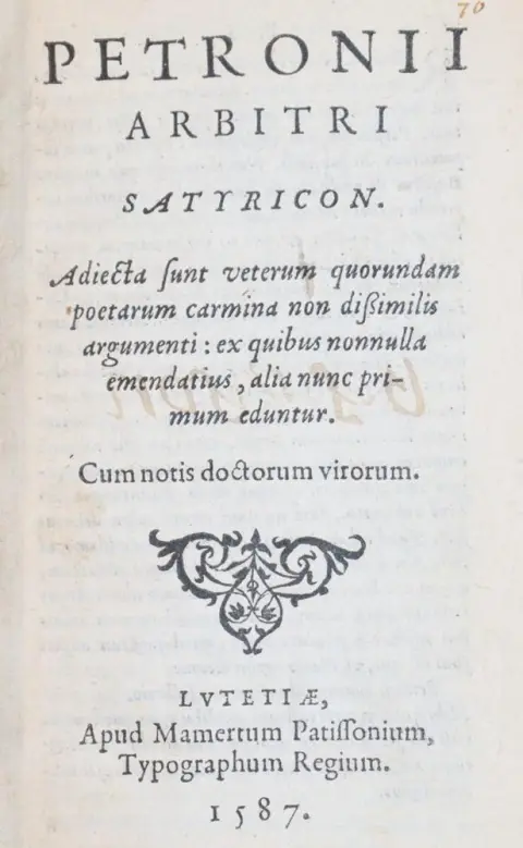 Petronius Arbiter. – Satyricon
