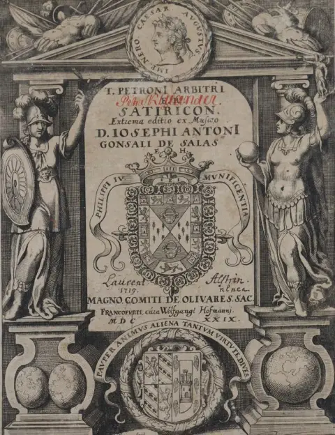 Petronius Arbiter. – Satyricon