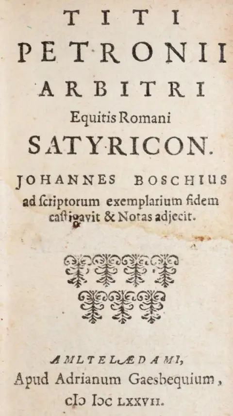 Petronius Arbiter,T. – Satyricon