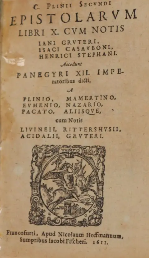 Plinius Secundus,C. (d.J.). – Epistolarum libri X cum notis iani gruteri, isaci casauboni, Henrici Stephani